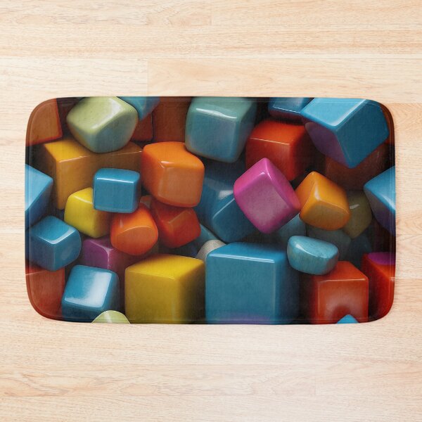 Item preview, A pile of colorful cubes designed and sold by johndesign88.