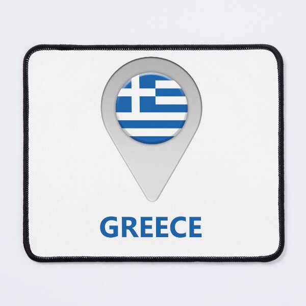 Item preview, Greece flag location icon designed and sold by Nick249.