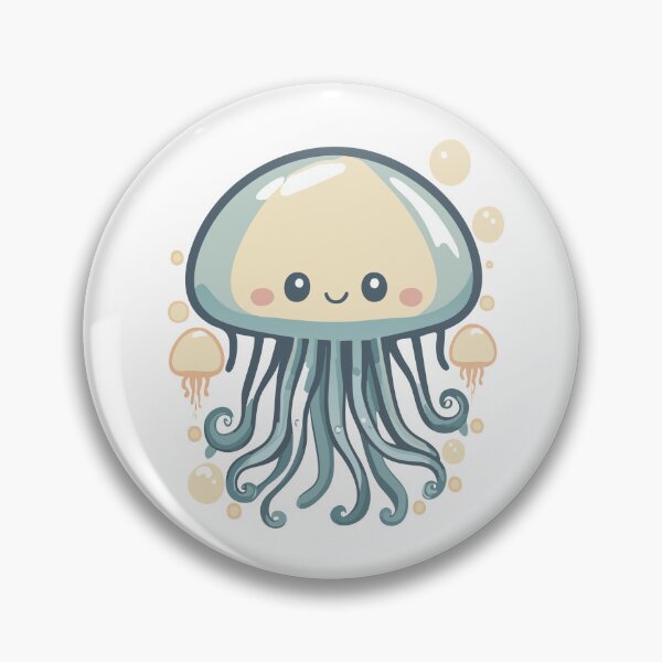 Item preview, Sparkle the Cute Jellyfish designed and sold by Heavy-Umbrella.