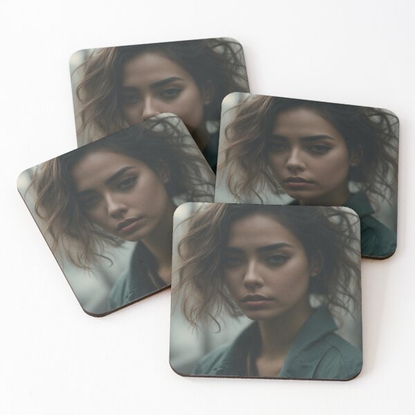 Item preview, A portrait of a captivating woman designed and sold by Carlos Monteiro.