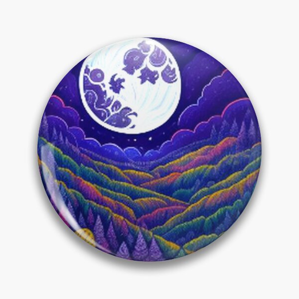 Item preview, Flowers Forest Mountains and Moon designed and sold by TheDarkWardrobe.