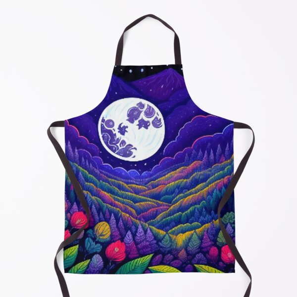 Item preview, Flowers Forest Mountains and Moon designed and sold by TheDarkWardrobe.