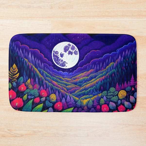 Item preview, Flowers Forest Mountains and Moon designed and sold by TheDarkWardrobe.