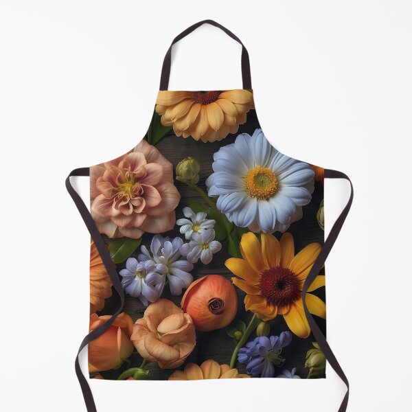 Artikelvorschau, Eine Gruppe Blumen auf einer Holzoberfläche entworfen und verkauft von johndesign88.