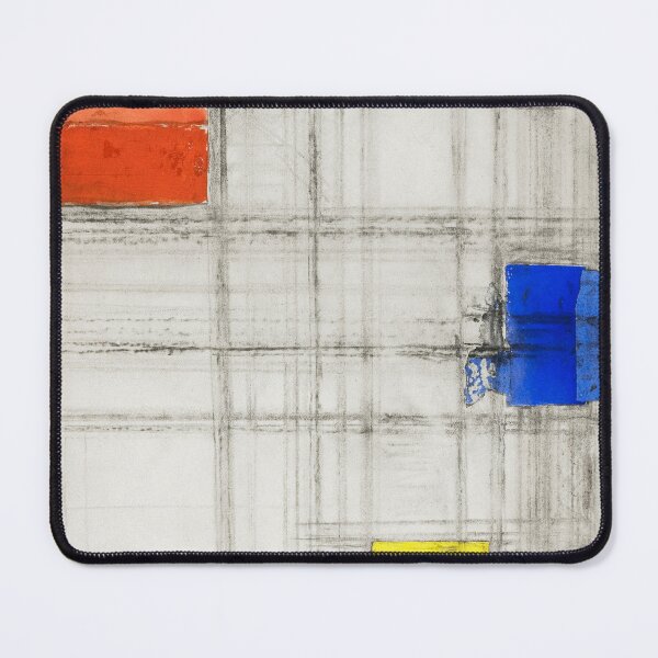 Item preview, Abstract geometric square piece of art by Piet Mondrian - Painting designed and sold by SLGA-Designs.