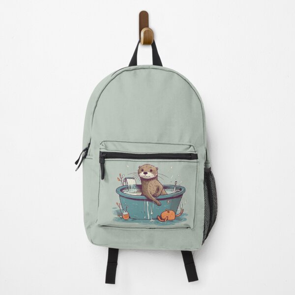 Item preview, Cute Otter in the Bathtub designed and sold by Amir Faysal.