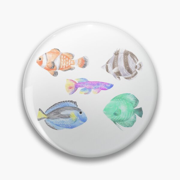 Item preview, Watercolor Fish Pack designed and sold by InfiniteSticker.