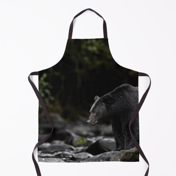 Item preview, American Black Bear waiting to catch a Salmon. designed and sold by FormigaArt.