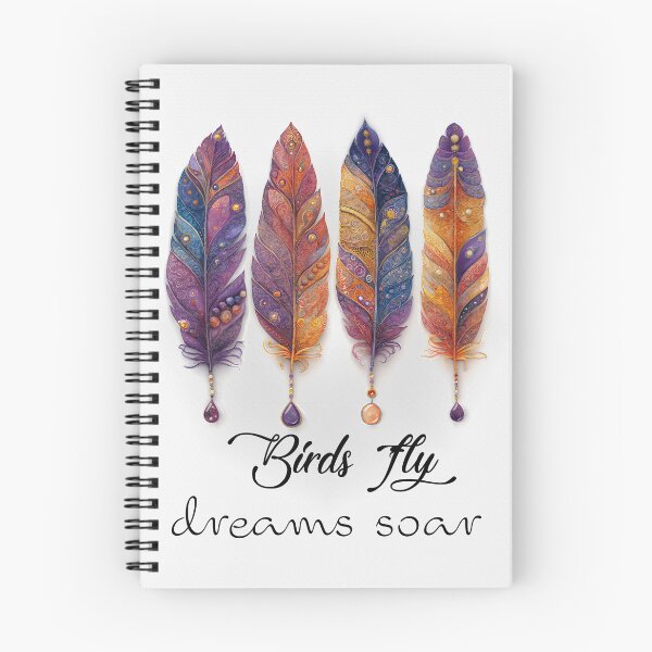 Item preview, Birds Fly dreams soar - Colorful Flight of Imagination designed and sold by Lena Owens at OLena Art..