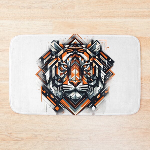 Item preview, Geometric tiger designed and sold by Alibeyoglu.