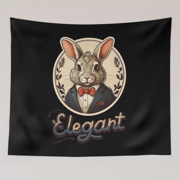 Item preview, I am an elegant and sweet rabbit. designed and sold by duneArt.