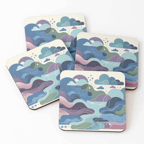 Item preview, Nature: Harmony of the Unification of Mountains, Clouds and Water designed and sold by Lyavalio.