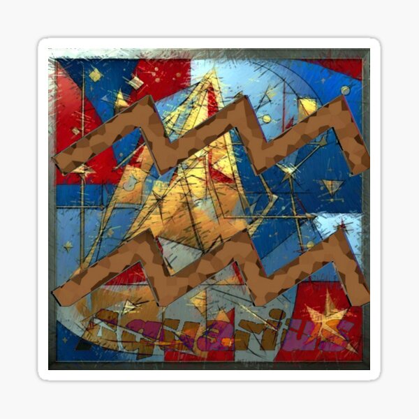 Item preview, Aquarius, Aquario zodiac designed and sold by Helios Be. Lavsh.