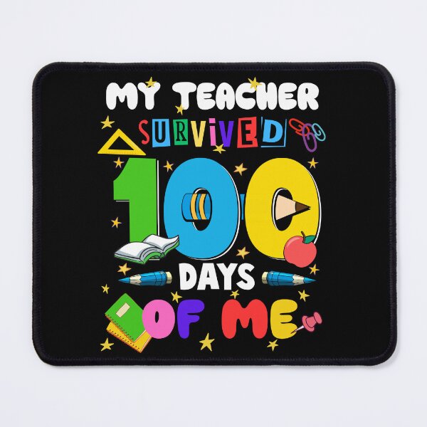 Item preview, My Teacher Survived 100 Days Of Me Funny Gift For Teacher designed and sold by Chmielayka.