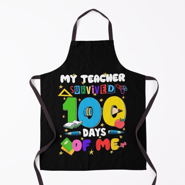 Item preview, My Teacher Survived 100 Days Of Me Funny Gift For Teacher designed and sold by Chmielayka.