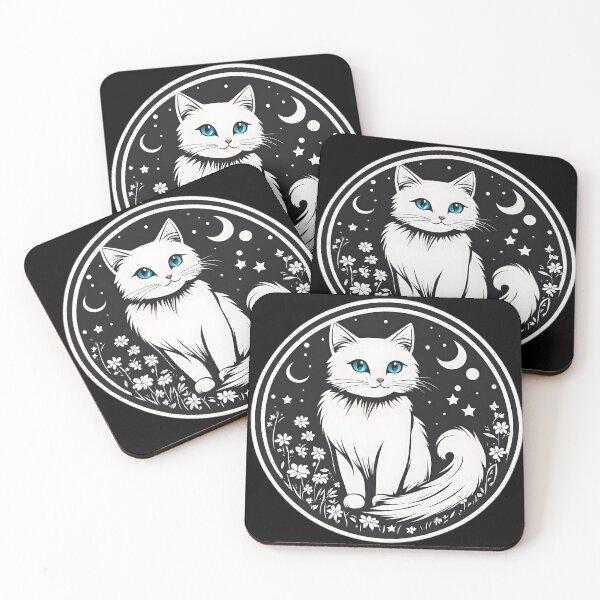 Item preview, Moonlit Kitty designed and sold by Raging Woody Designs.