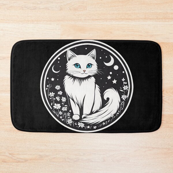 Item preview, Moonlit Kitty designed and sold by Raging Woody Designs.