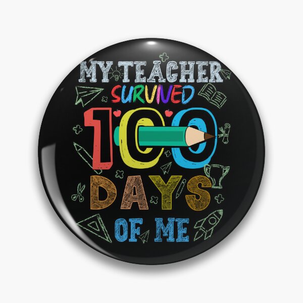 Item preview, My Teacher Survived 100 Days Of Me Funny Gift For Teacher designed and sold by Chmielayka.