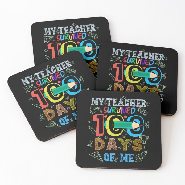 Item preview, My Teacher Survived 100 Days Of Me Funny Gift For Teacher designed and sold by Chmielayka.