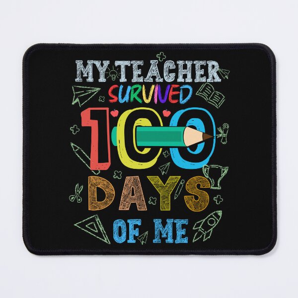 Item preview, My Teacher Survived 100 Days Of Me Funny Gift For Teacher designed and sold by Chmielayka.