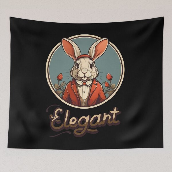 Item preview, I am an elegant and sweet rabbit. designed and sold by duneArt.