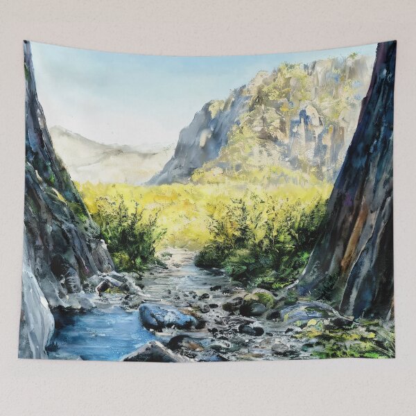 Item preview, Sunlit Wilderness: Yosemite's Rocky Meadow designed and sold by Delemore Art.