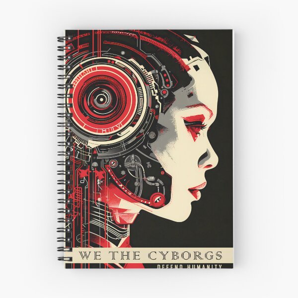 Item preview, We The Cyborg - Retro Poster designed and sold by Mitch-Angelo.