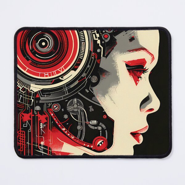 Item preview, We The Cyborg - Retro Poster designed and sold by Mitch-Angelo.