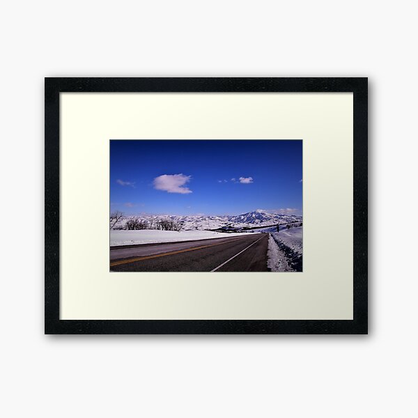 Snow Country Framed Art Print