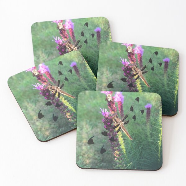 Item preview, Dragonfly on Purple Flower  designed and sold by aspiritualgirl.