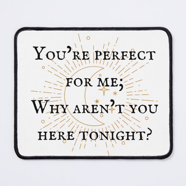 Item preview, You’re perfect for me; Why aren’t you here tonight Sticker designed and sold by EnchantAtelier.
