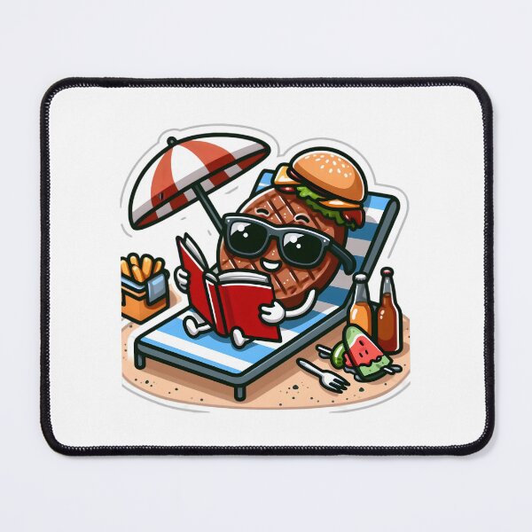 Item preview, Beach Bite-Read designed and sold by AI-Only Creations.
