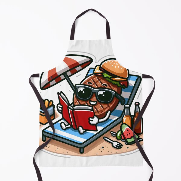 Item preview, Beach Bite-Read designed and sold by AI-Only Creations.