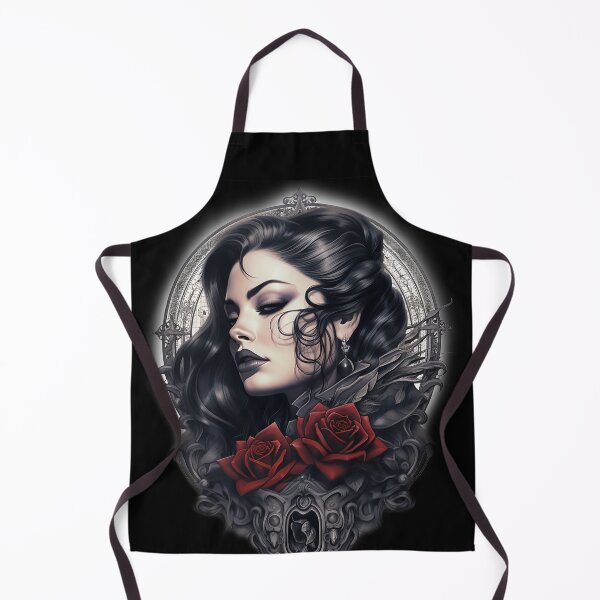 Item preview, Gothic beauty with red roses designed and sold by DarkDesign69.