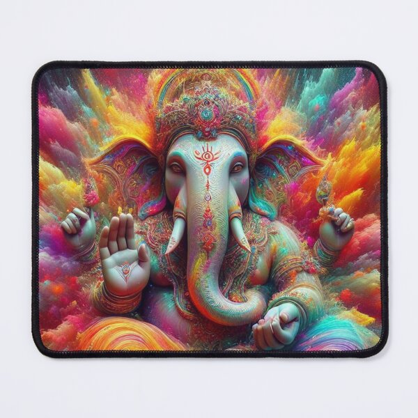 Item preview, Ganesha pop art Holi festival colorfull designed and sold by Toms Tee.
