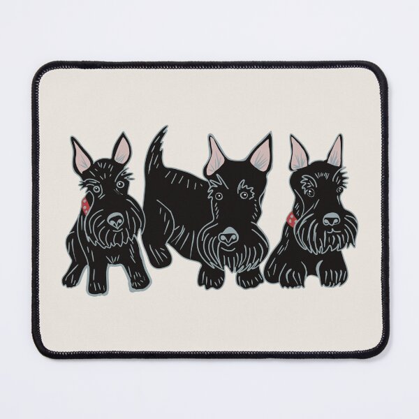 Item preview, Three Little Black Scotties designed and sold by Janpaints22.