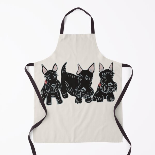 Item preview, Three Little Black Scotties designed and sold by Janpaints22.