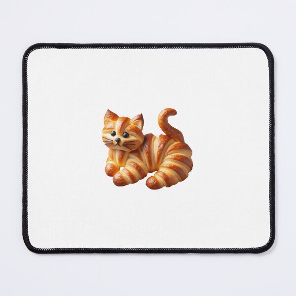Item preview, Purrfection in Pastry: Meet the Croissant Kitty designed and sold by EmeraldeaArt.