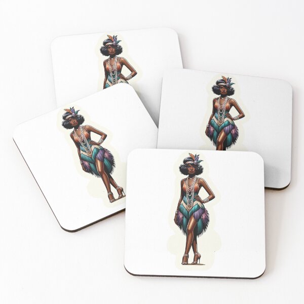 Item preview,  Art Deco Flapper - Vintage Sticker Style Volume 4 designed and sold by mymagicstoreus.