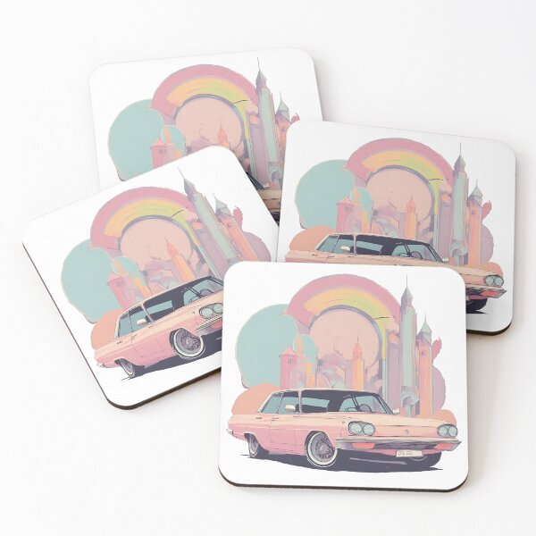 Item preview, A pink clasic car from the 80,s designed and sold by MyCraftForYOU.