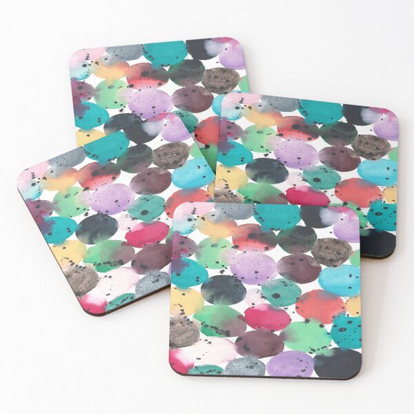 Item preview, Colorful Watercolor Circles designed and sold by ewartick1.