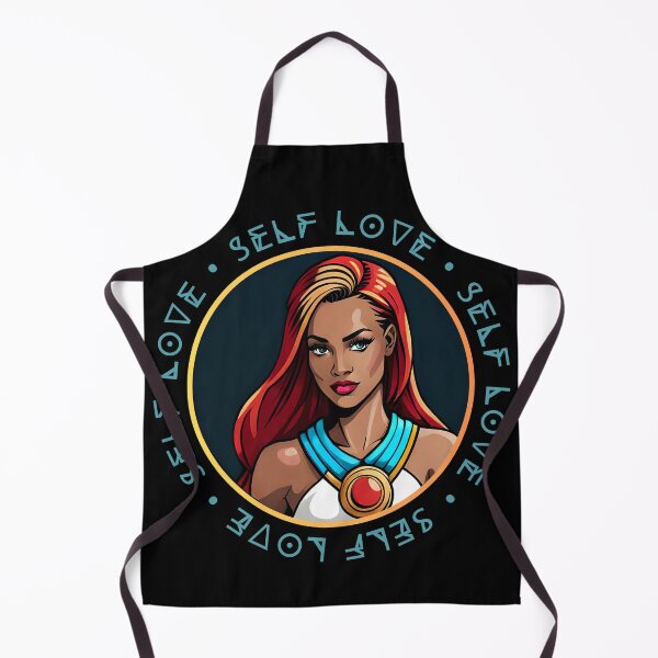 Item preview, Superhero Woman Blue Self Love Black Princess Pendant designed and sold by Melan Designs.