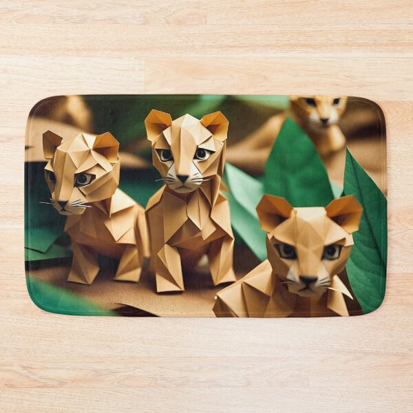 Item preview, Origami Art - Jungle Cub: A Baby Jaguar's Rainforest Adventure designed and sold by ArtfulFolds.