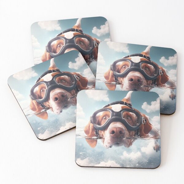 Item preview, Diver dog (diving dog) designed and sold by hhh-art.