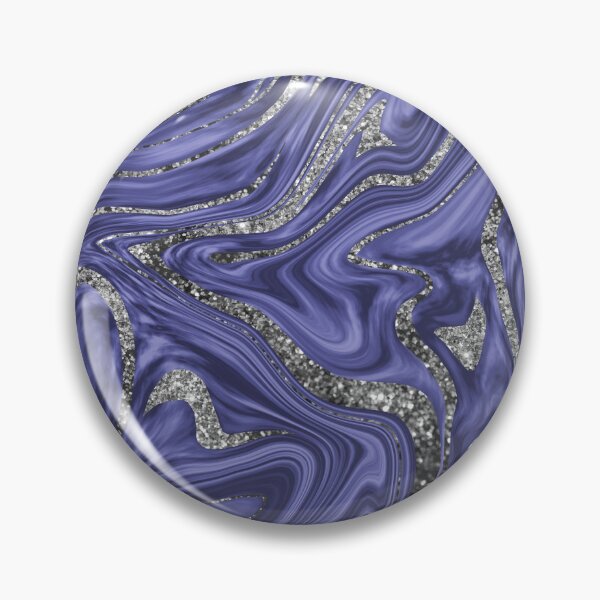 Item preview, Very Peri Silver Glam Marble #1 (Photo of Glitter Only - Not Reflective) designed and sold by Anita's & Bella's Art.