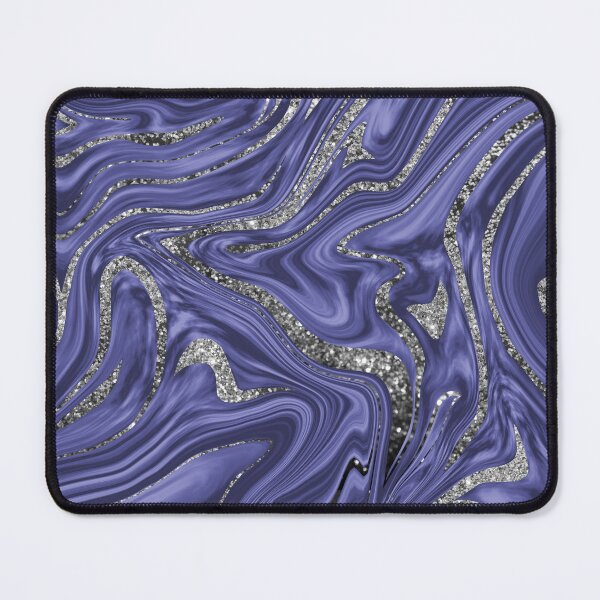 Item preview, Very Peri Silver Glam Marble #1 (Photo of Glitter Only - Not Reflective) designed and sold by Anita's & Bella's Art.