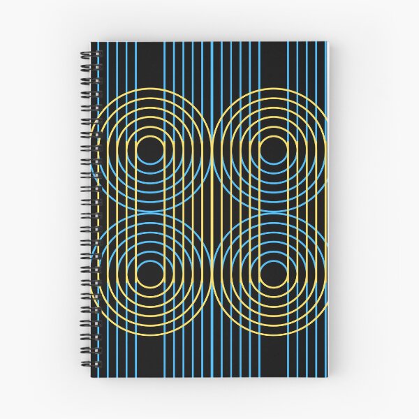 Item preview, Blue and Gold Geometric Circles designed and sold by LipsLab.