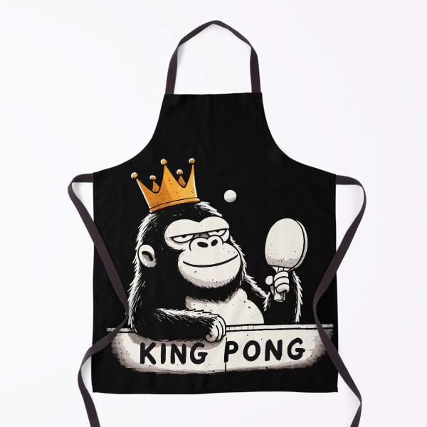 Item preview, King Pong Ping Pong Gorilla designed and sold by DoodleDashShop.