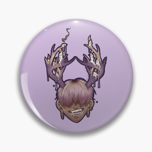 Item preview, Deer Boy - Lilac Background designed and sold by Hecate Kamikaze.