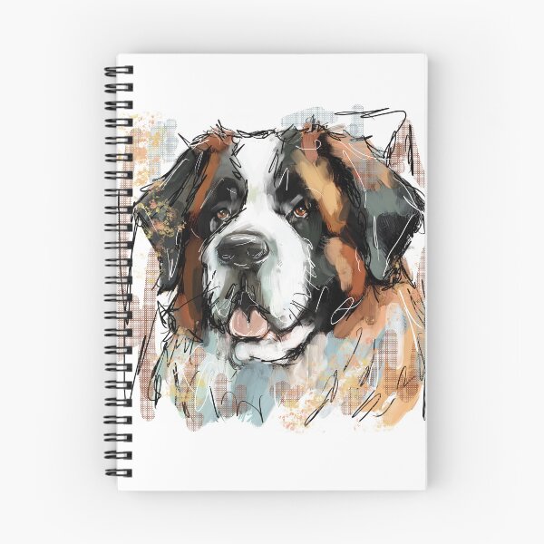 Item preview, St Bernard Dog designed and sold by TraceyMackieArt.